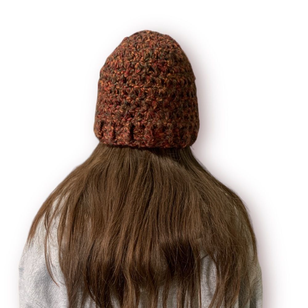 Multicolour Crochet Beanie Style Toque